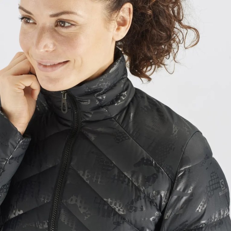 Salomon Essential Xwarm Down Women's Insulated Jackets Black | CA 76W42